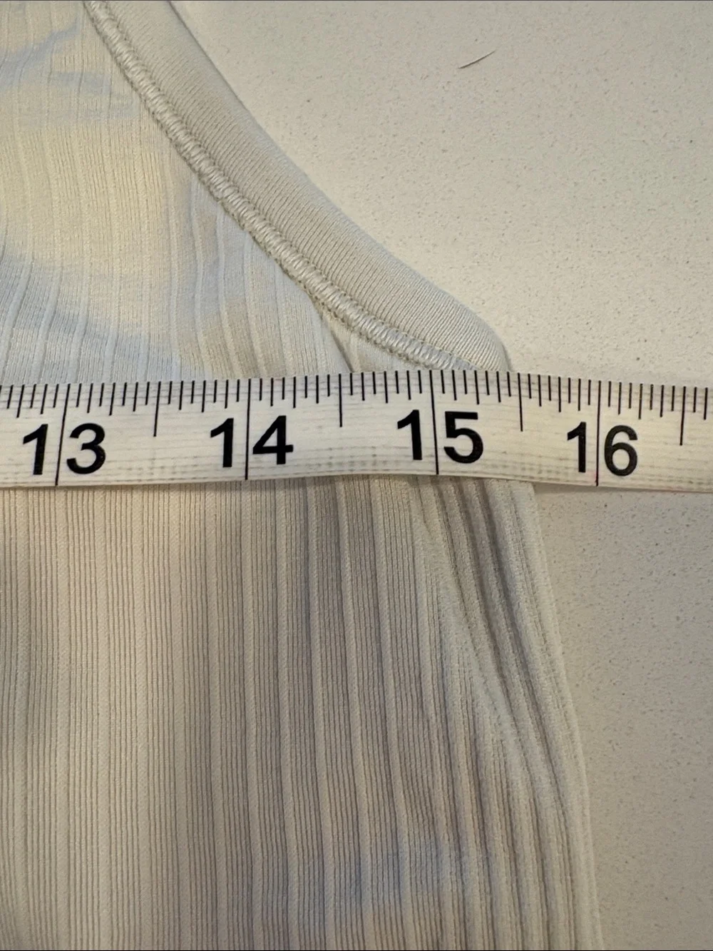 Lululemon Ebb to Street Tank Top ~ 10 ~ Ivory